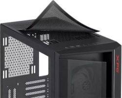 Корпус ADATA XPG CRUISER Black, без БЖ, Mid Tower, для EATX / ATX / Micro-ATX / Mini-ITX / CEB / EEB, 3x120 мм XPG VENTO ARGB, VGA до 380 мм / CPU до 170 мм, бічна панель із загартованого скла 4 мм (CRUISERST-BKCWW) - Картинка 3