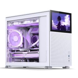 ������ Jonsbo D31 MESH SCREEN, White, ��� ��, Mini Tower, ��� Micro ATX / DTX / Mini ITX, 8" TFT ����� (1280x800, 60 ��), CPU �� 168 �� / VGA �� 400 ��, ������� ������ �� ����������� ������