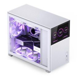 ������ Jonsbo D31 MESH SCREEN, White, ��� ��, Mini Tower, ��� Micro ATX / DTX / Mini ITX, 8" TFT ����� (1280x800, 60 ��), CPU �� 168 �� / VGA �� 400 ��, ���� ������ �� ������������� ���� - �������� 2