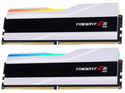 Память 32Gb x 2 (64Gb Kit) DDR5, 6000 MHz, G.Skill Trident Z5 RGB, White, 36-36-36-96, 1.35V, с радиатором (F5-6000J3636F32GX2-TZ5RW) - Картинка 3