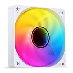 ���������� 120 ��, Jonsbo SL-120W, White, 120x120x25 ��, LED ���������, 600-1500 ��/���, 22-32 ��, 4-pin (PWM) / 3-pin (LED)