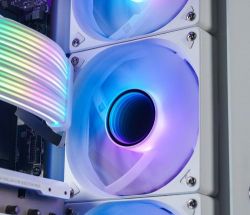 ���������� 120 ��, Jonsbo SL-120W, White, 120x120x25 ��, LED ���������, 600-1500 ��/���, 22-32 ��, 4-pin (PWM) / 3-pin (LED) - �������� 9