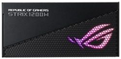 Блок питания 1200 Вт, Asus ROG Strix (Aura Edition), Black, модульный, 80+ Gold, 135 мм, 4xMolex / 5xSATA / 4x6+2-pin / 1x16-pin / 2x4+4-pin / 1x20+4-pin, Aura Sync, защита OPP/OVP/UVP/SCP/OCP/OTP, алюминиевый корпус (ROG-STRIX-1200G-AURA-GAMING) - Картинка 3