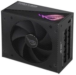 Блок питания 1200 Вт, Asus ROG Strix (Aura Edition), Black, модульный, 80+ Gold, 135 мм, 4xMolex / 5xSATA / 4x6+2-pin / 1x16-pin / 2x4+4-pin / 1x20+4-pin, Aura Sync, защита OPP/OVP/UVP/SCP/OCP/OTP, алюминиевый корпус (ROG-STRIX-1200G-AURA-GAMING) - Картинка 9