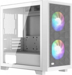 ������ PcCooler C3 D310 ARGB, White, Mini Tower, ��� ��, ��� Micro ATX / Mini ITX, 2xUSB 3.0, ����. CPU - 165 �� / GPU - 350 ��, 2x120 �� ARGB, ������� ������ �� ����������� ������ - �������� 3