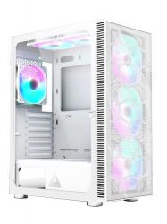 ������ Montech X3 MESH, White, Mid Tower, ��� ��, ��� ATX / Micro ATX / Mini ITX, 1xUSB 3.0 / 2xUSB 2.0, ����. CPU - 160 �� / GPU - 305 ��, 3x140 �� LED "Rainbow" / 3x120 �� LED "Rainbow", ������� ������ �� ����������� ������