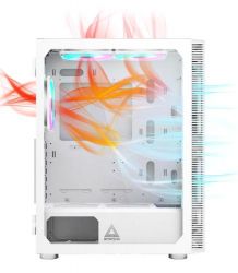 ������ Montech X3 MESH, White, Mid Tower, ��� ��, ��� ATX / Micro ATX / Mini ITX, 1xUSB 3.0 / 2xUSB 2.0, ����. CPU - 160 �� / GPU - 305 ��, 3x140 �� LED "Rainbow" / 3x120 �� LED "Rainbow", ������� ������ �� ����������� ������ - �������� 3