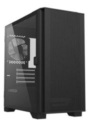 ������ Montech AIR 100 LITE, Black, Mini Tower, ��� ��, ��� Micro ATX / Mini ITX, 2xUSB 3.0 / 1xUSB 2.0, ����. CPU - 161 �� / GPU - 330 ��, 2x120 ��, ���� ������ �� ������������� ����