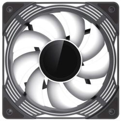 ���������� 120 ��, GameMax KF300R, Black, 3 ��, 120�120�25 ��, RGB ���������, 800-1600 ��/���, �� 31.2 ��, 4-pin (PWM) / 3-pin (RGB), Hydraulic Bearing, 9 Reverse Fan Blade (KF300R BK) - �������� 5