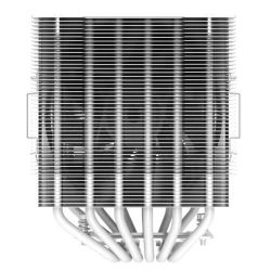 Кулер для процессора GameMax Twin 600, White, алюминий/медь, 2x120 мм, для Intel 1700/1200/115x, AMD AM5/AM4, до 250 Вт, высота 155 мм - Картинка 4