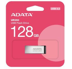 Флеш накопичувач USB 128Gb ADATA UR350, Silver/Black, USB 3.2 Gen 1, до 100 МБ/с (UR350-128G-RSR/BK) - Картинка 4