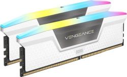 ' 16Gb x 2 (32Gb Kit) DDR5, 6000 MHz, Corsair Vengeance RGB, White, 36-44-44-96, 1.4V,   (CMH32GX5M2E6000C36W)
