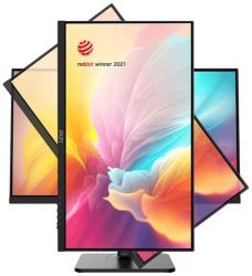 Монитор 23.8" MSI Modern MD2412P, Black, WLED, IPS, 1920x1080 (16:9), 1 мс, 100 Гц, 250 кд/м, 1000:1, 178°/178°, 2x3 Вт, HDMI/Type-C, VESA 75x75 мм - Картинка 2