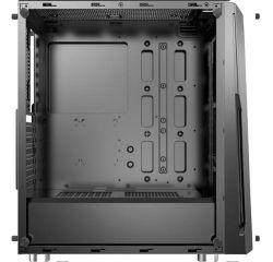 Корпус Xilence Blade, Black, без БЖ, Midi Tower, для ATX / Micro-ATX / Mini-ITX, 2xUSB 3.0, макс. CPU - 165 мм / VGA - 335 мм, бічна панель із загартованого скла (XG121) - Картинка 4