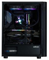 Корпус Zalman i4, Black, Mid Tower, без БЖ, для ATX / Micro ATX / Mini ITX, 2xUSB 3.0 / 1xUSB 2.0, макс. CPU - 170 мм / VGA - 320 мм, 6x120 мм - Картинка 6