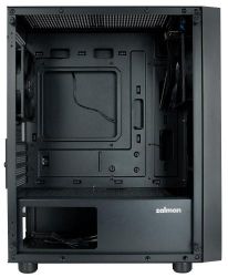 Корпус Zalman T3 PLUS, Black, Mini Tower, без БЖ, для Micro ATX / Mini ITX, 1xUSB 3.0 / 2xUSB 2.0, макс. CPU - 150 мм / VGA - 290 мм, 2x120 мм, бічна панель із загартованого скла - Картинка 3