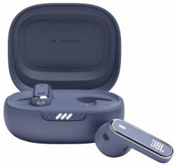 �������� ������������ JBL Live Flex, Blue, Bluetooth, ��������, ����������� 690 mAh, ����� � �������� ������� (JBLLIVEFLEXBLU)