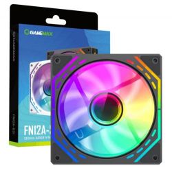 ���������� 120 ��, GameMax FN12A-S2I, Black, 120�120�25 ��, ARGB �����������, 800-1600 ��/��, �� 31.21 ��, 4-pin (PWM) / 3-pin (ARGB), ������������� �������� - �������� 6
