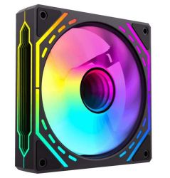 ���������� 120 ��, GameMax FN12A-S2I-R, Black, 120�120�25 ��, ARGB ���������, 800-1600 ��/���, �� 31.21 ��, 4-pin (PWM) / 3-pin (ARGB), ����������������� ��������� - �������� 2