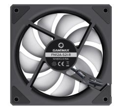 ���������� 120 ��, GameMax FN12A-S2I-R, Black, 120�120�25 ��, ARGB ���������, 800-1600 ��/���, �� 31.21 ��, 4-pin (PWM) / 3-pin (ARGB), ����������������� ��������� - �������� 5