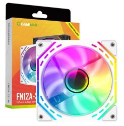 ���������� 120 ��, GameMax FN12A-S2I-RW, White, 120�120�25 ��, ARGB �����������, 800-1600 ��/��, �� 31.21 ��, 4-pin (PWM) / 3-pin (ARGB), ������������� �������� - �������� 5