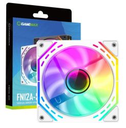 ���������� 120 ��, GameMax FN12A-S2I-W, White, 120�120�25 ��, ARGB �����������, 800-1600 ��/��, �� 31.21 ��, 4-pin (PWM) / 3-pin (ARGB), ������������� �������� - �������� 6