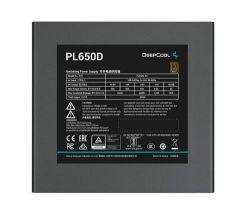 ���� �������� 650 ��, Deepcool PL650D, Black, 80+ Bronze, Active PFC, 12 �� HYB, 2xMolex / 6xSATA / 1x16-pin / 3x6+2-pin / 2x4+4-pin / 1x20+4-pin, ������ OPP/OVP/SCP/OTP/OCP/UVP/SIP/NLO, ATX12V V3.0 (R-PL650D-FC0B-EU-V2)) - �������� 3