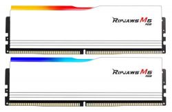 ' 16Gb x 2 (32Gb Kit) DDR5, 5200 MHz, G.Skill Ripjaws M5 RGB, White, 40-40-40-83, 1.1V,  , XMP (F5-5200J4040A16GX2-RM5RW)