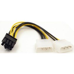   8-pin VGA (M) - 2 x Molex (M), 20  (S0107)