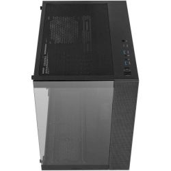 Корпус Frontier IGLOO, Black, без БП, Midi Tower, для ATX / MicroATX / Mini-ITX, 1xType-C / 2xUSB 3.0, макс. CPU - 160 мм / VGA - 410 мм, бічна та передня панель із загартованого скла - Картинка 4