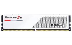 Память 16Gb x 2 (32Gb Kit) DDR5, 6400 MHz, G.Skill Ripjaws S5, White, 36-48-48-102, 1.35V, с радиатором (F5-6400J3648F16GX2-RS5W) - Картинка 3