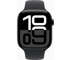 Смарт-часы Apple Watch 10 GPS (A2999), 46 мм, Jet Black, Black Sport Band (S/M), 496x416 (LTPO, Ion-X), Apple S10, 64Gb, GPS, WiFi 4, Bluetooth 5.3, NFC, 36.4 г (MWWP3QH/A) - Картинка 2