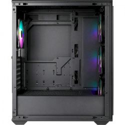Корпус AZZA FOREST, Black, без БЖ, Mid Tower, для ATX / Micro ATX / Mini ITX, 2xUSB 3.0, макс. CPU - 160 мм / VGA - 330 мм, 3x120 мм ARGB, бічна панель із загартованого скла (CSAZ-370) - Картинка 4