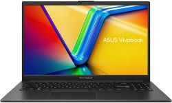 ������� 15" Asus Vivobook Go 15 E1504FA-BQ050 Black 15.6" (1920�1080, IPS, 60Hz), AMD Ryzen 5 7520U (6x2.8-4.3GHz), 8GB LPDDR5, SSD 512GB, AMD Radeon 610M, Web, Wi-Fi 6E, BT 5.3, 1xType-C/1xUSB3.2/1xUSB2.0, HDMI, 42Wh, DOS