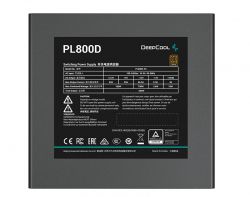 ���� �������� 800 ��, Deepcool PL800D, Black, 80+ Bronze, Active PFC, 12 �� HYB, 2xMolex / 8xSATA / 1x16-pin / 3x6+2-pin / 2x4+4-pin / 1x20+4-pin, ������ OPP/OVP/SCP/OTP/OCP/UVP/SIP/NLO, ATX12V V3.0 (R-PL800D-FC0B-EU) - �������� 3