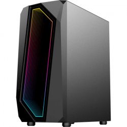 Корпус GameMax Time Bandit, Black, без БЖ, Mid Tower, для ATX / MicroATX / Mini-ITX, 2xUSB 2.0 / 1xUSB 3.0, макс. CPU - 170 мм / VGA - 330 мм, 2x140 мм (Time Bandit) - Картинка 2
