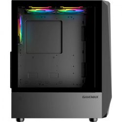 Корпус GameMax Time Bandit, Black, без БЖ, Mid Tower, для ATX / MicroATX / Mini-ITX, 2xUSB 2.0 / 1xUSB 3.0, макс. CPU - 170 мм / VGA - 330 мм, 2x140 мм (Time Bandit) - Картинка 4