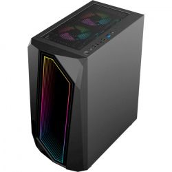 Корпус GameMax Time Bandit, Black, без БЖ, Mid Tower, для ATX / MicroATX / Mini-ITX, 2xUSB 2.0 / 1xUSB 3.0, макс. CPU - 170 мм / VGA - 330 мм, 2x140 мм (Time Bandit) - Картинка 8
