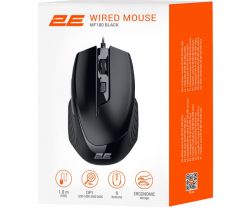 Миша 2E MF180, Black, USB, оптична, 1200-3200 dpi, 6 кнопок, 1.8 м (2E-MF180UB) - Картинка 3