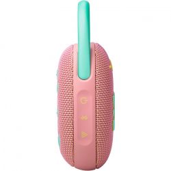 ������� ���������� 1.0 JBL Clip 5 Pink, 1.0-��������� ����, 7 ��, USB, Bluetooth - �������� 4