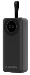 ��� ColorWay 30000 mAh EnergyPlus Black (CW-PB300LPB4BK-PDD)