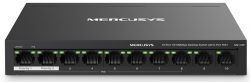  Mercusys MS110P 10- 10/100 / ( 8  PoE +) , 2xLAN 10/100Mbit, 