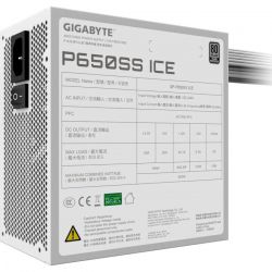 ���� ������� 650 ��, Gigabyte P650SS, White, 80+ Silver, Active PFC, 12 ��, 3xMolex / 5xSATA / 2x6+2-pin / 1x20+4-pin / 2x4+4-pin, ������ OVP/OPP/SCP/UVP/OCP/OTP (GP-P650SS ICE) - �������� 5