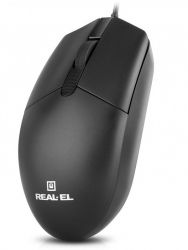 Миша REAL-EL RM-210, Black, USB, оптична, 1000 dpi, 4 кнопки, 1,5 м - Картинка 7