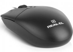 Миша REAL-EL RM-210, Black, USB, оптична, 1000 dpi, 4 кнопки, 1,5 м - Картинка 8