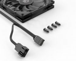 ���������� 92 ��, ID-Cooling TF-9215-K, Black, 92x92x15 ��, �� 2800 ��/���, �� 35.2 ��, 4-pin PWM, �������������� ��������� - �������� 5