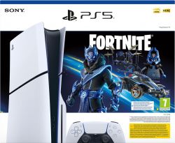 Ігрова приставка Sony PlayStation 5 Slim (Fortnite Cobalt Star Bundle), White - Картинка 9