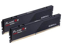 Память 32Gb x 2 (64Gb Kit) DDR5, 6000 MHz, G.Skill Flare X5, Black, 36-36-36-96, 1.35V, с радиатором, XMP / EXPO (F5-6000J3636F32GX2-FX5) - Картинка 2