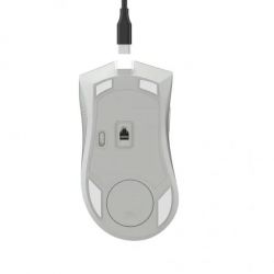 Мышь беспроводная Bloody R90 Plus, White, USB 2.4GHz, оптическая (сенсор BC3332-S), 100 - 5000 cpi, 150 IPS, 8 программируемых кнопок, аккумулятор 500 mAh - Картинка 8