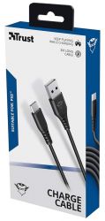 Кабель USB AM - Type-C, 3 м, Black, Trust GXT 226, 3A (24168) - Картинка 3